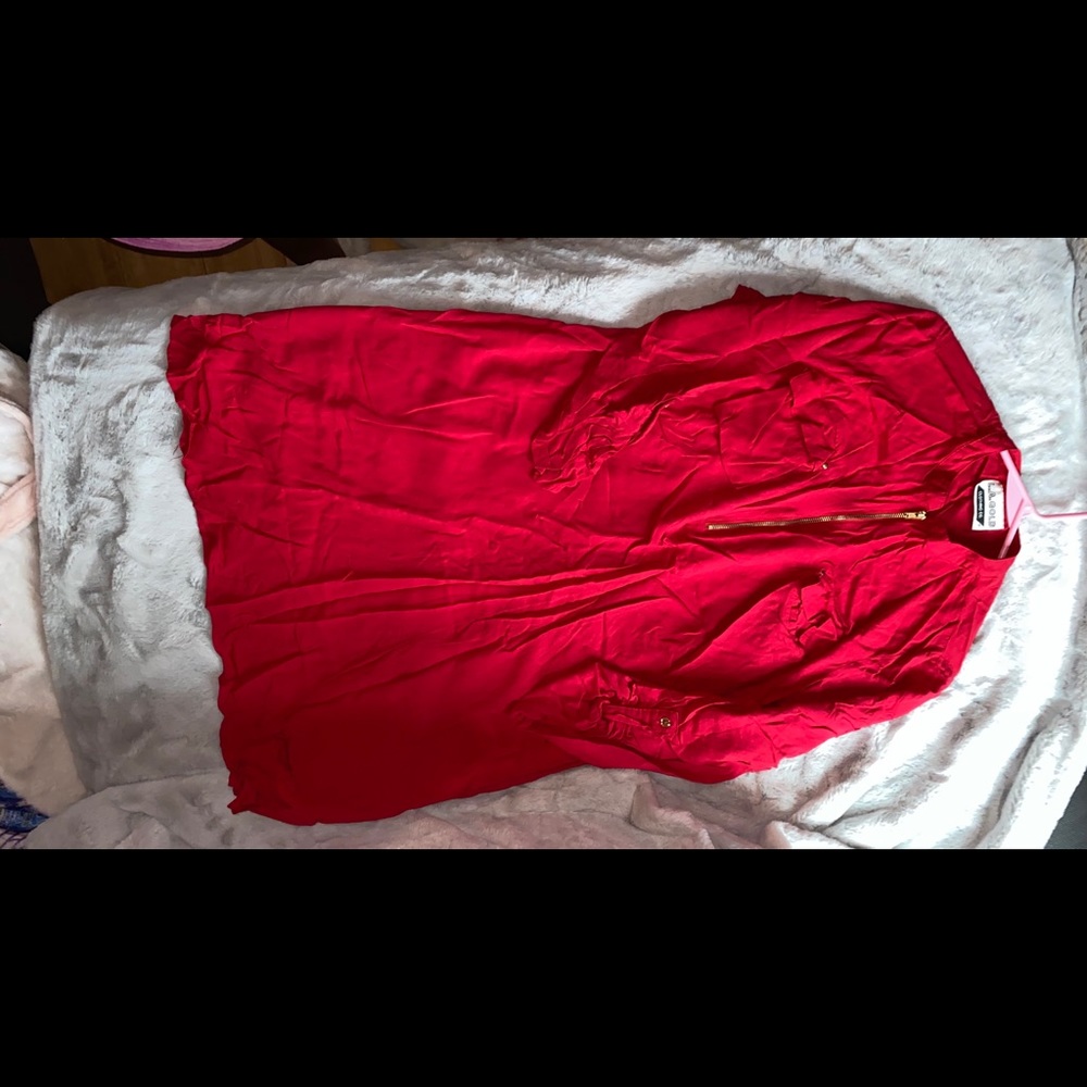 Red T-Shirt Dress